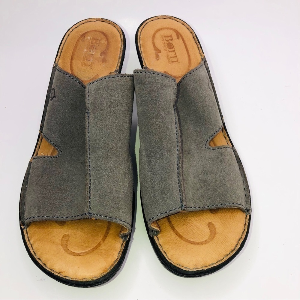 Born Suede Slide On Heel